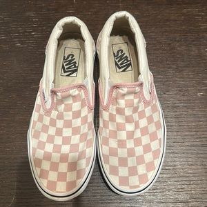 Vans classic check board skate shoe in Rose Smoke